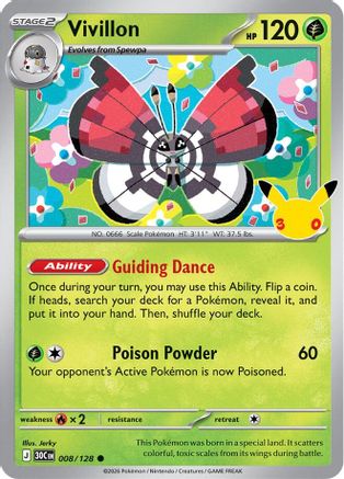 Vivillon (8) [ME: 30th Celebration] Holofoil-1