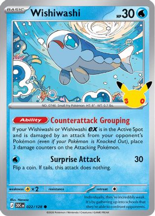 Wishiwashi (22) [ME: 30th Celebration] Holofoil-1