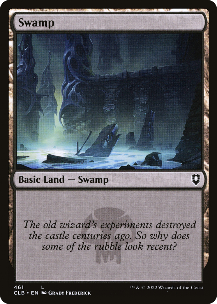 Swamp (461) (461) [Commander Legends: Battle for Baldur's Gate] foil - Deck Out Gaming