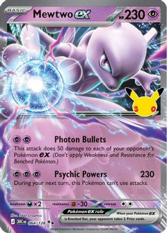 Mewtwo ex - 064/128 (64) [ME: 30th Celebration] Holofoil-1
