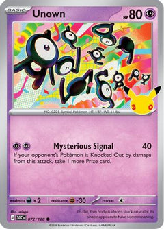 Unown (72) [ME: 30th Celebration] Holofoil-1