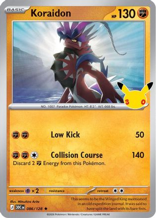 Koraidon (86) [ME: 30th Celebration] Holofoil-1