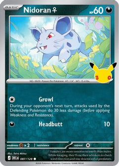 Nidoran F (87) [ME: 30th Celebration] Holofoil-1