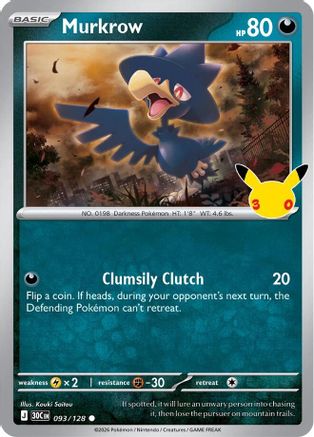 Murkrow (93) [ME: 30th Celebration] Holofoil-1