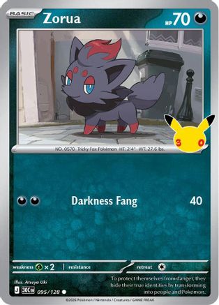 Zorua (95) [ME: 30th Celebration] Holofoil-1
