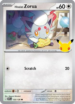 Hisuian Zorua - 122/128 (122) [ME: 30th Celebration] Holofoil-1