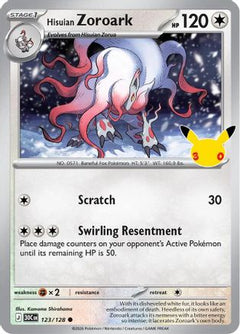Hisuian Zoroark (123) [ME: 30th Celebration] Holofoil-1