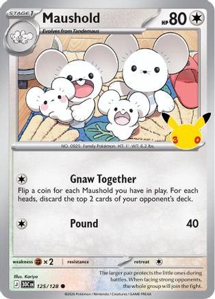 Maushold - 125/128 (125) [ME: 30th Celebration] Holofoil-1