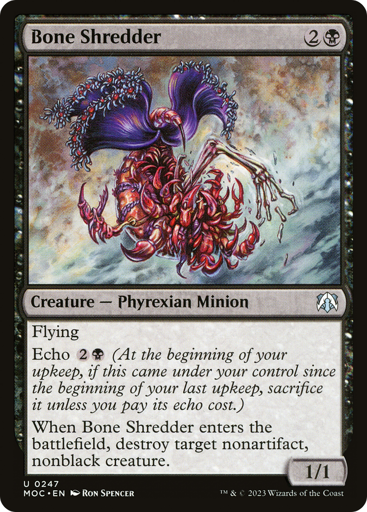 Bone Shredder (247) [March of the Machine Commander] - Deck Out Gaming