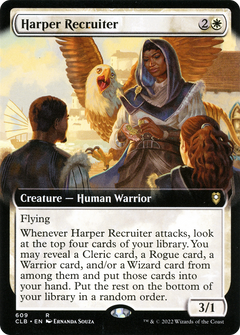 Harper Recruiter (Extended Art) (609) [Commander Legends: Battle for Baldur's Gate] - Deck Out Gaming