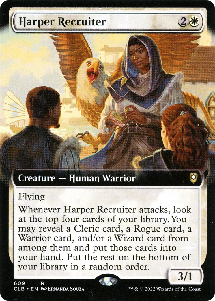 Harper Recruiter (Extended Art) (609) [Commander Legends: Battle for Baldur's Gate] - Deck Out Gaming