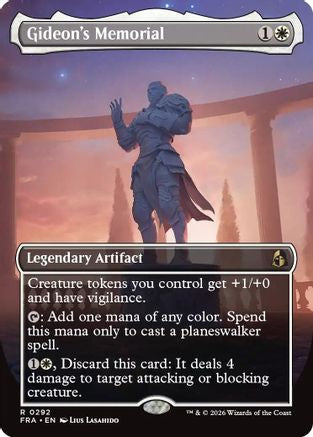 Gideon's Memorial (Borderless) (292) [Reality Fracture] foil