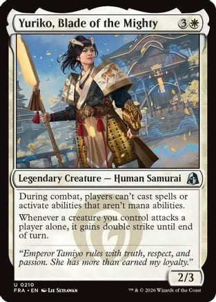 Yuriko, Blade of the Mighty (210) [Reality Fracture] foil