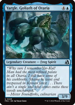 Yargle, Goliath of Otaria (225) [Reality Fracture] foil