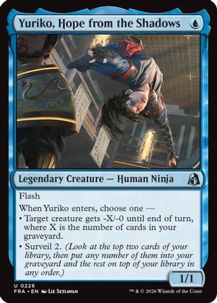 Yuriko, Hope from the Shadows (226) [Reality Fracture] foil