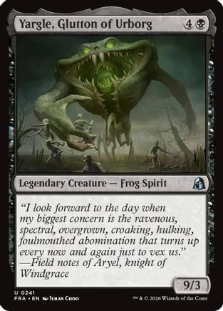 Yargle, Glutton of Urborg (241) [Reality Fracture] foil