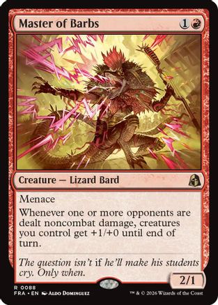 Master of Barbs (88) [Reality Fracture] foil