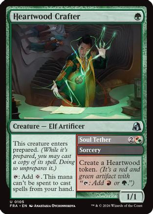 Heartwood Crafter (105) [Reality Fracture] foil