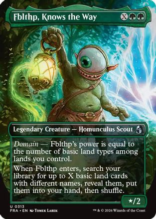 Fblthp, Knows the Way (Borderless) (313) [Reality Fracture] foil