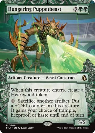 Hungering Puppetbeast (Showcase) (346) [Reality Fracture] foil