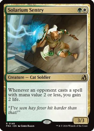 Solarium Sentry (148) [Reality Fracture] foil