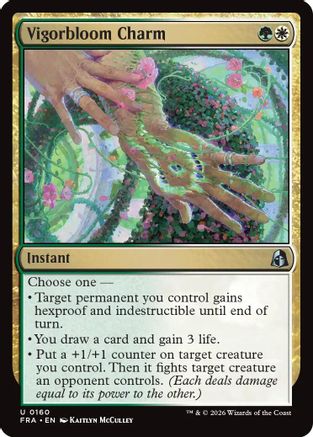 Vigorbloom Charm (160) [Reality Fracture] foil