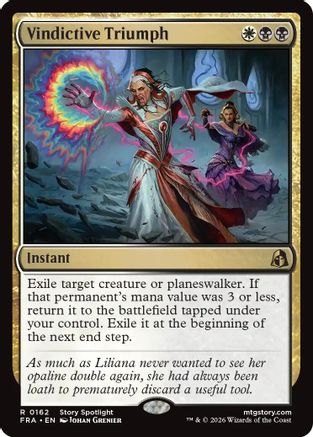 Vindictive Triumph (162) [Reality Fracture] foil