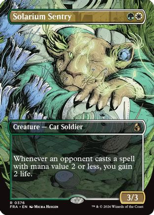 Solarium Sentry (Borderless) (376) [Reality Fracture] foil