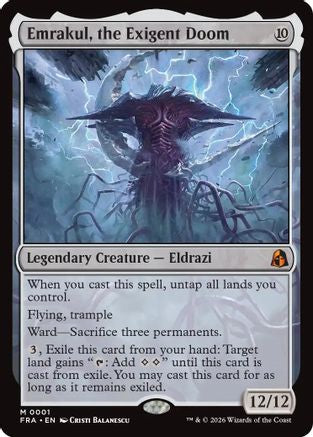 Emrakul, the Exigent Doom (1) [Reality Fracture] foil