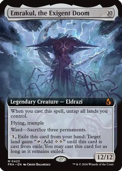 Emrakul, the Exigent Doom (Extended Art) (423) [Reality Fracture]-1