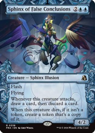 Sphinx of False Conclusions (Showcase) (338) [Reality Fracture] foil
