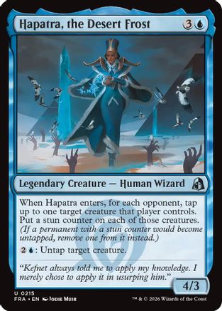 Hapatra, the Desert Frost (215) [Reality Fracture] foil