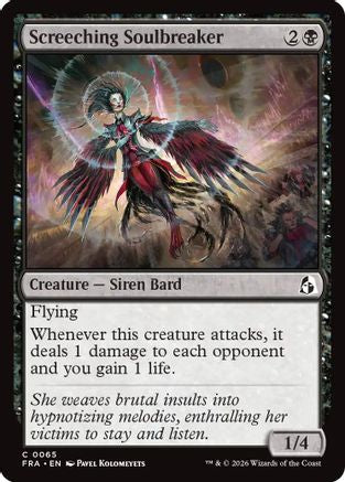 Screeching Soulbreaker (65) [Reality Fracture] foil