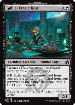 Gallia, Tragic Host (228) [Reality Fracture] foil