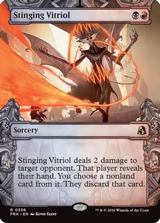 Stinging Vitriol (Showcase) (356) [Reality Fracture] foil