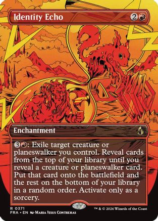 Identity Echo (Borderless) (371) [Reality Fracture] foil