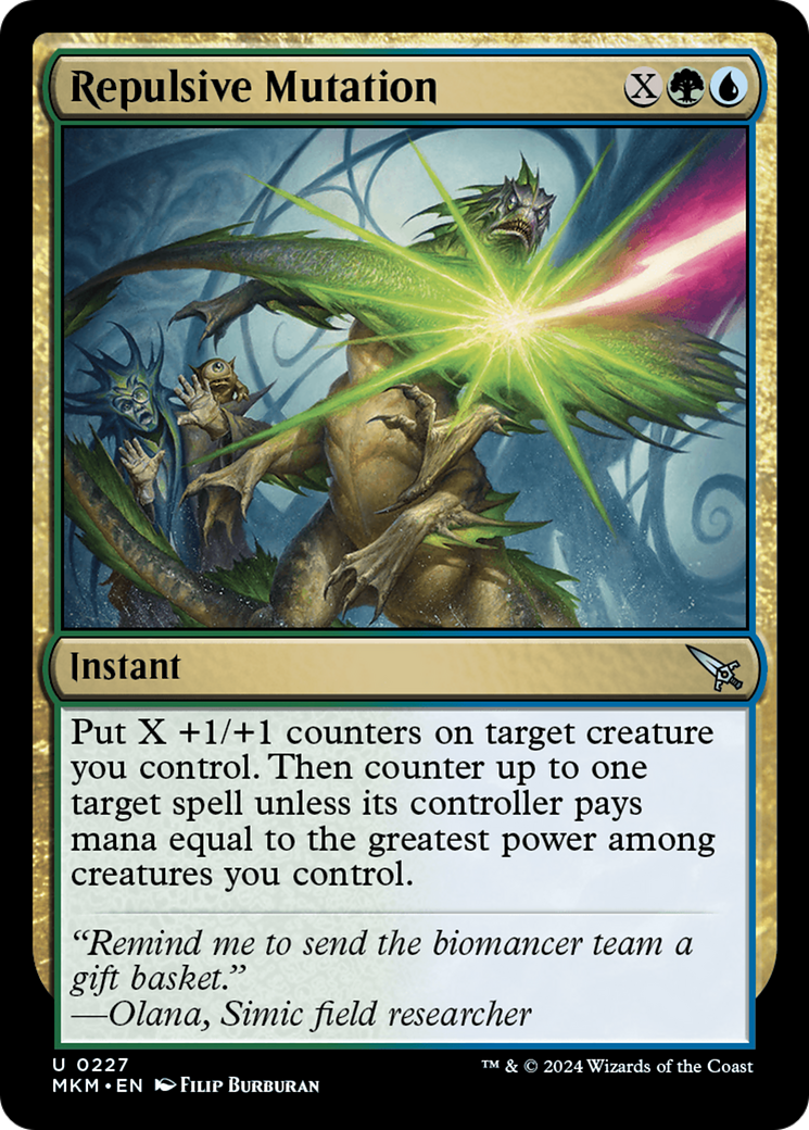 Repulsive Mutation (227) [Murders at Karlov Manor] foil - Deck Out Gaming