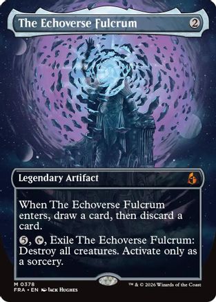 The Echoverse Fulcrum (Borderless) (378) [Reality Fracture] foil