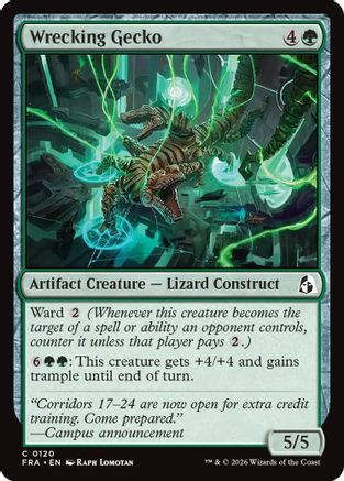 Wrecking Gecko (120) [Reality Fracture] foil