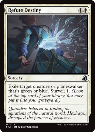 Refute Destiny (18) [Reality Fracture] foil