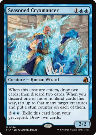 Seasoned Cryomancer (38) [Reality Fracture] foil