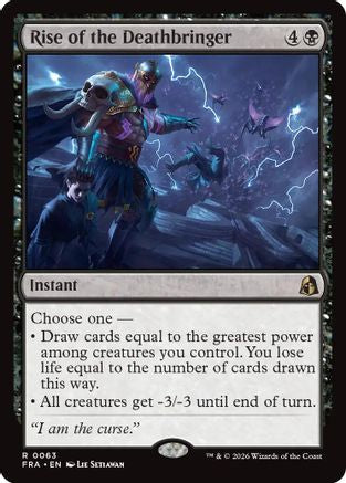 Rise of the Deathbringer (63) [Reality Fracture] foil