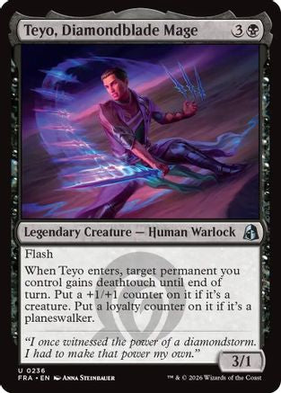 Teyo, Diamondblade Mage (236) [Reality Fracture] foil