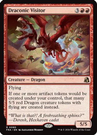 Draconic Visitor (80) [Reality Fracture]