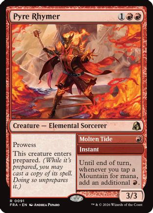 Pyre Rhymer (91) [Reality Fracture] foil