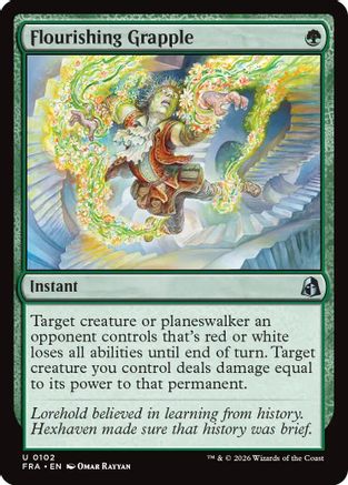 Flourishing Grapple (102) [Reality Fracture] foil