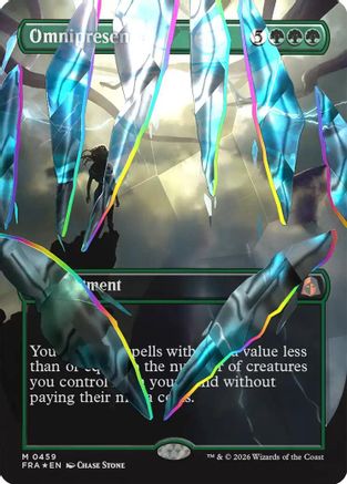 Omnipresence (Borderless) (Facet Foil) (0459) (459) [Reality Fracture] foil
