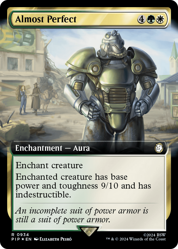 Almost Perfect (Extended Art) (Surge Foil) (934) [Fallout] foil - Deck Out Gaming
