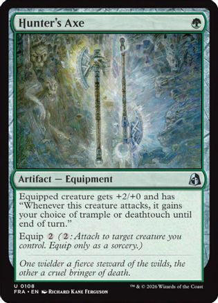 Hunter's Axe (108) [Reality Fracture] foil