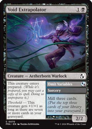 Void Extrapolator (70) [Reality Fracture] foil